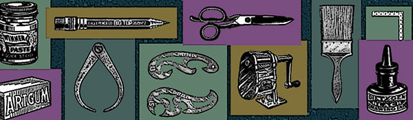 vintage graphic design tools